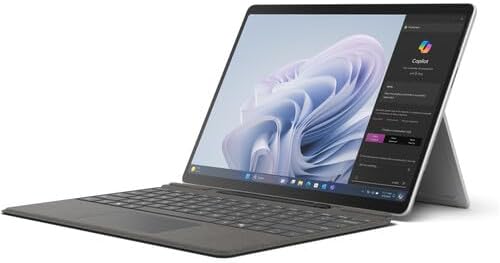 Microsoft Surface Pro 10: A Portable AI Tablet for Business | 13” QHD Flow 10-Point Touchscreen | Intel AI Boost NPU 12-Core Ultra 7-165U, 16GB, 256GB SSD Windows 11 Pro, Platinum | Only Device - Image 3
