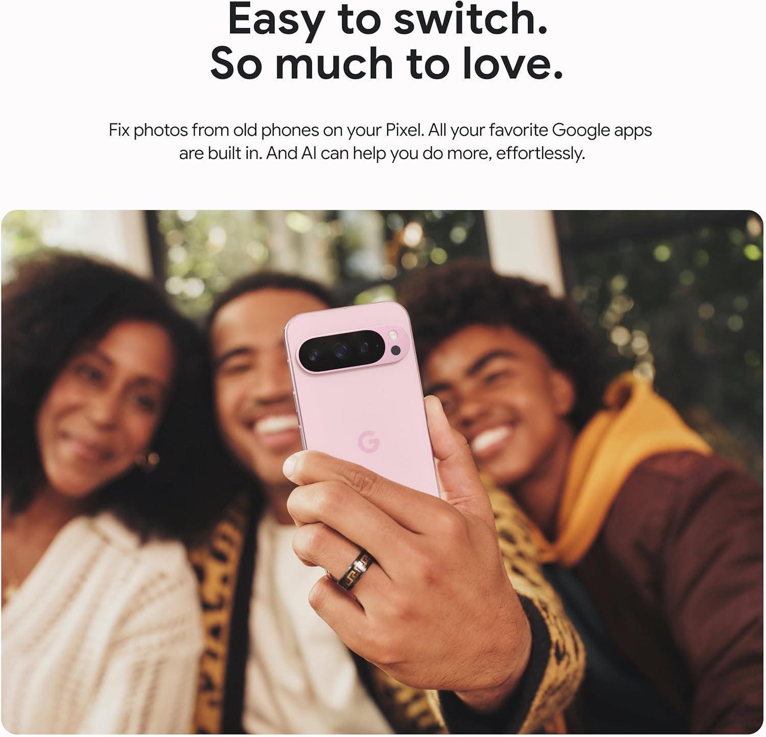 Google Pixel 9 Pro - Unlocked Android Smartphone with Gemini, Triple Rear Camera System, 24-Hour Battery, and 6.3" Super Actua Display - Porcelain - 512 GB - Image 8