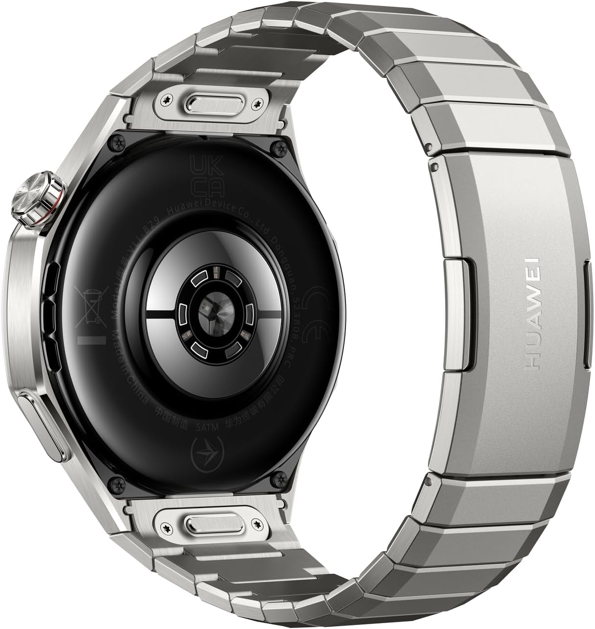 HUAWEI WATCH GT5 Pro 46 mm Smartwatch, Sharp-Edged Design, upto14 Days Battery Life, Pro-level Sports Watch, Health Tracking, iOS & Android Compatible, HUAWEI Care+, 3 Month Extra warranty, Titanium - Image 2