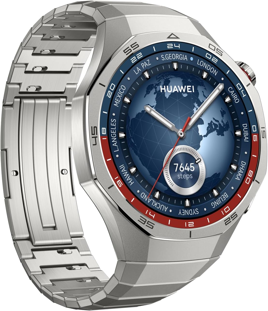 HUAWEI WATCH GT5 Pro 46 mm Smartwatch, Sharp-Edged Design, upto14 Days Battery Life, Pro-level Sports Watch, Health Tracking, iOS & Android Compatible, HUAWEI Care+, 3 Month Extra warranty, Titanium - Image 4