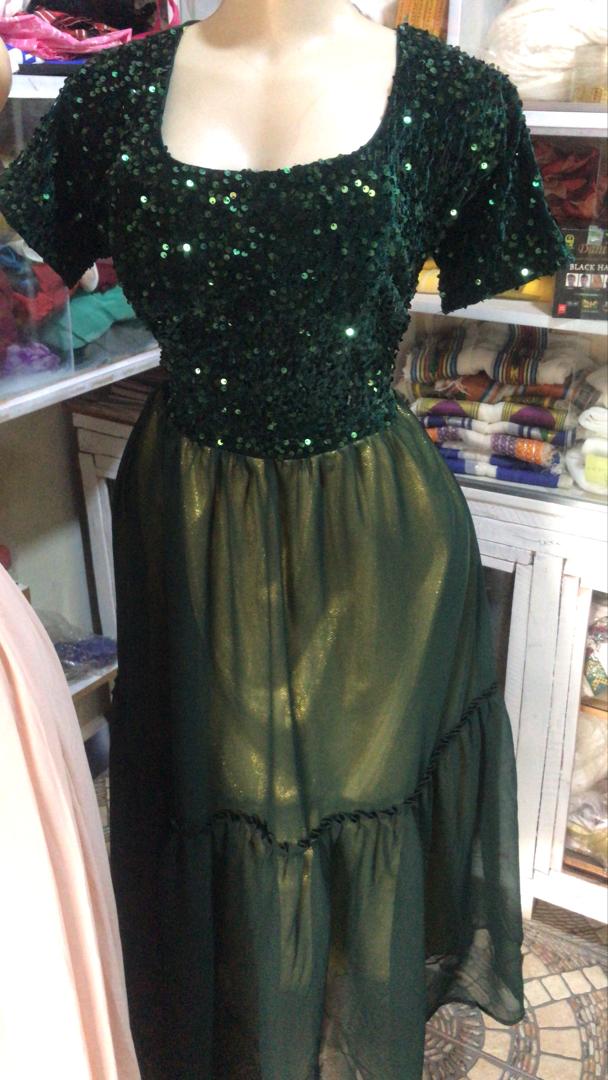elegant custom-made dress