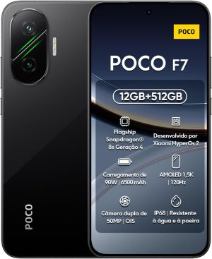 POCO F7 Black 12GB RAM 512GB ROM