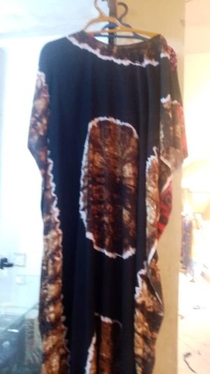 African Tie-Dye Dera (Kaftan/Gown)